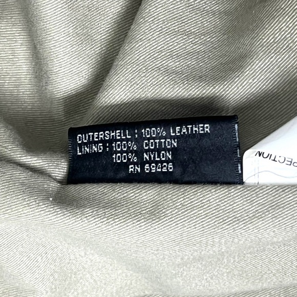 M.Julian Wilsons The Leather Expert Vintage Tan Jacket - Size Large - Picture 12 of 16